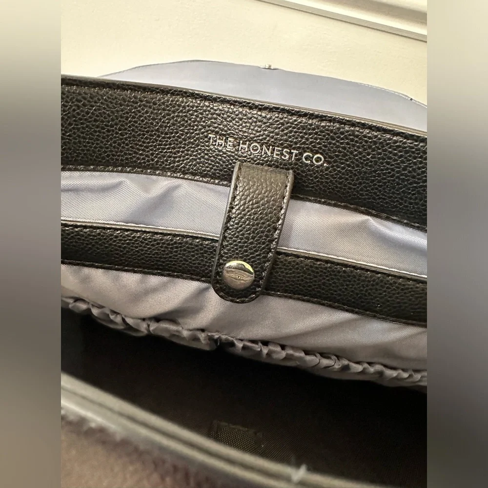 The Honest Company Gray Baby Bag